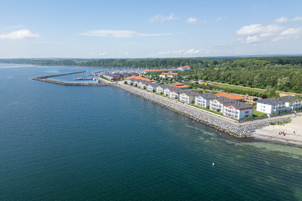 Hotelgelände von oben
